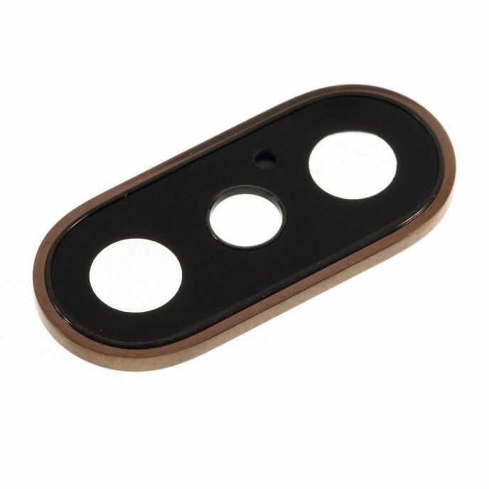 Lente de cámara iPhone XS, XS MAX cubierta de cámara color ORO PREMIUM Lente de cámara iPhone XS, XS MAX cubierta de cámara color ORO PREMIUM
