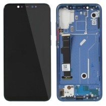 Pantalla con MARCO Xiaomi Mi8  mi 8 INCELL compatible AZUL (LCD/display + digitalizador/táctil)