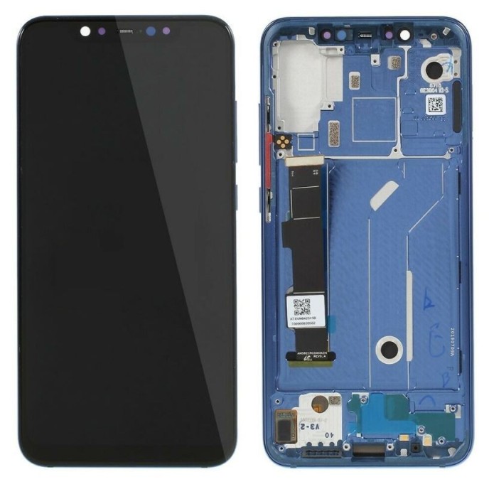 Pantalla con MARCO Xiaomi Mi8  mi 8 OLED PREMIUM AZUL (LCD/display + digitalizador/táctil)