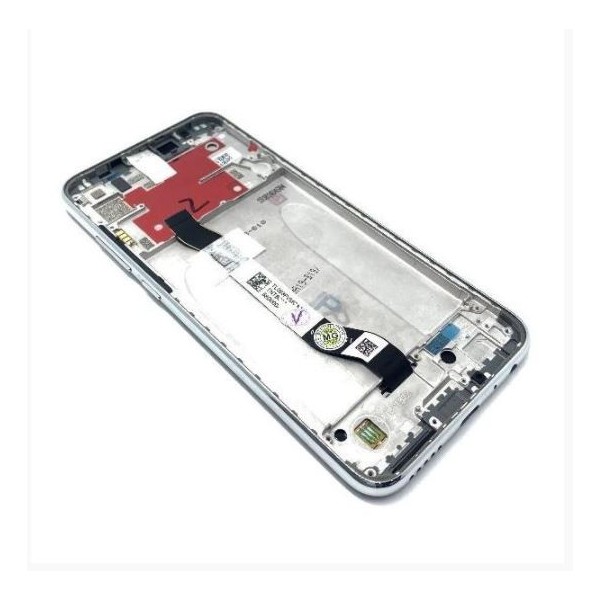 Pantalla con MARCO Xiaomi Redmi Note 8T  PLATA (LCD/display + digitalizador/táctil)