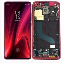 Pantalla con MARCO Xiaomi Mi9T mi 9t  Mi9T Pro  Redmi K20  K20 PRO INCELL compatible ROJO (LCD/display + digitalizador/táctil) 
