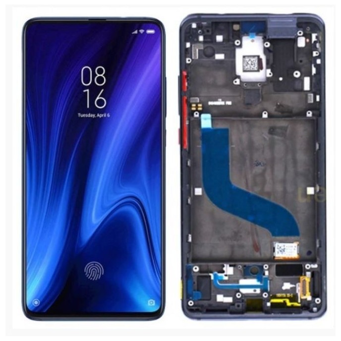 Pantalla con Marco Xiaomi Mi9T mi 9t  Mi9T Pro  Redmi K20  K20 PRO OLED PREMIUM AZUL (LCD/display + digitalizador/táctil) 
