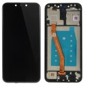 Pantalla con MARCO Huawei Mate 20 LITE NEGRO PREMIUM  SNE-LX1 SNE-LX2 SNE-LX3 (LCD/display + digitalizador/táctil)
