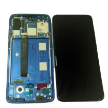 Pantalla con MARCO Xiaomi Mi9 OLED  AZUL (LCD/display + digitalizador/táctil) 