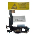 Flex Conector carga iPhone 12  PRO NEGRO calidad PREMIUM flex Carga y micrófono Flex charger