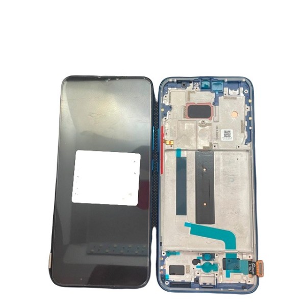 Pantalla con MARCO Xiaomi Mi 10 LITE 5G AZUL INCELL COMPATIBLE M2002J9G (LCD/display + digitalizador/táctil)  