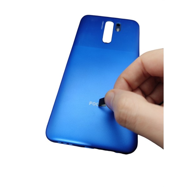 Tapa trasera para Xiaomi Redmi 9 AZUL cubre bateria cubre bateria back cover