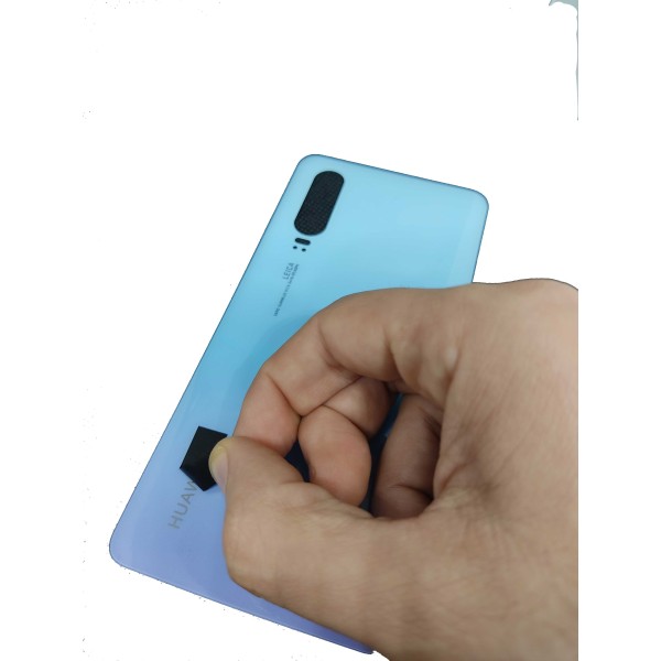 Tapa trasera Huawei P30  ELE-L29 ELE-L09 LIGHT BLUE AZUL CLARO back cover tapa cubre bateria  PREMIUM