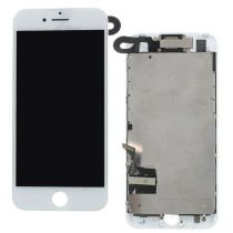 Pantalla iPhone 7 FULL SET BLANCA (con componentes) (incluye Botón Home + Altavoz + Cámara frontal)  (LCD + táctil) 