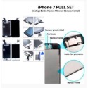 Pantalla iPhone 7 FULL SET BLANCA (con componentes) (incluye Botón Home + Altavoz + Cámara frontal)  (LCD + táctil) 