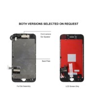 Pantalla iPhone 7 FULL SET NEGRA (con componentes) (incluye Botón Home + Altavoz + Cámara frontal)  (LCD + táctil) 