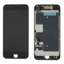 Pantalla iPhone 8 PLUS FULL SET NEGRA con componentes (incluye Botón Home + Altavoz + Cámara frontal)  (LCD + táctil) 