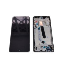 Pantalla con MARCO NEGRO Xiaomi POCO F3 M2012K11AG calidad TFT (LCD/display + digitalizador/táctil)