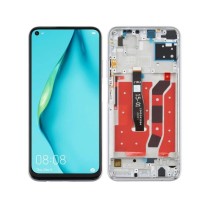 Pantalla con MARCO Huawei P40 LITE Nova 6SE PLATA calidad PREMIUM (LCD/display + digitalizador/táctil) Pantalla con MARCO Huawei P40 LITE Nova 6SE PLATA calidad PREMIUM (LCD/display + digitalizador/táctil)