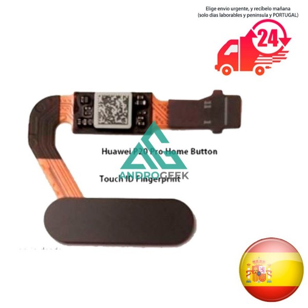 FLEX Boton Home NEGRO Huella Dactilar Huawei P20 P20 Pro V10 View 10 Mate 10 Nova 2s fingerprint