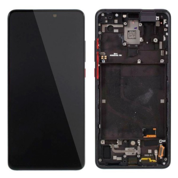 Pantalla con MARCO Xiaomi Mi9T mi 9t  Mi9T Pro  Redmi K20  K20 PRO INCELL compatible NEGRO (LCD/display + digitalizador/táctil) 