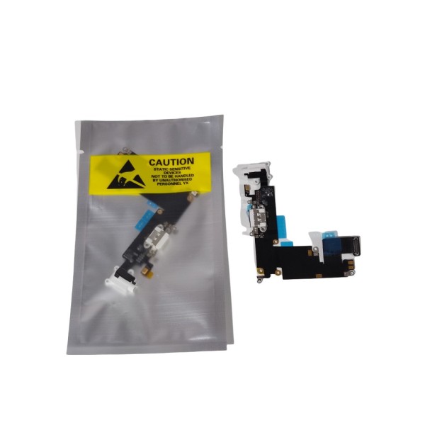 Flex conector carga iPhone 6 PLUS BLANCA microfono antena placa carga
