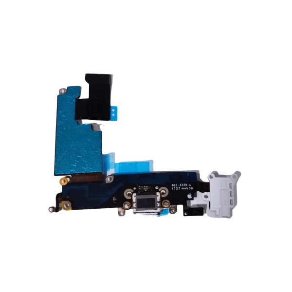 Flex conector carga iPhone 6 PLUS BLANCA microfono antena placa carga
