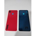Tapa trasera Huawei P smart PLUS Nova 3i ROJA CON LENTE back cover tapa cubre bateria  PREMIUM