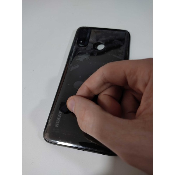 Tapa trasera Huawei P Smart 2020 POT-LX1A NEGRA CON LENTE psmart 2020 back cover tapa cubre bateria