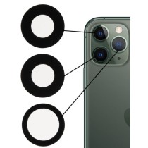 Lente de cámara iPhone 11 PRO iPhone 11 PRO MAX (3 piezas SIN embellecedor)