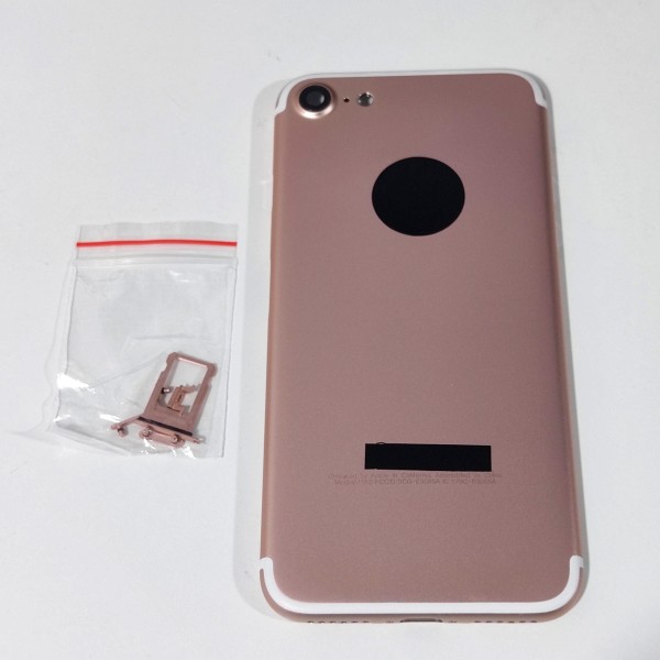 Tapa chasis iPhone 7 ORO ROSA Carcasa trasera iPhone 7 chasis tapa trasera 