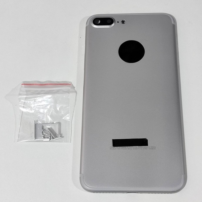 Carcasa chasis iPhone 7 PLUS PLATA chasis tapa trasera iPhone 7 PLUS