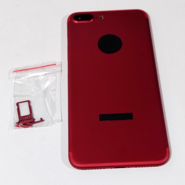  Carcasa chasis iPhone 7 PLUS ROJO chasis tapa trasera iPhone 7 PLUS