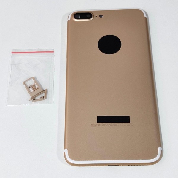 Carcasa chasis iPhone 7 PLUS DORADO chasis tapa trasera iPhone 7 PLUS