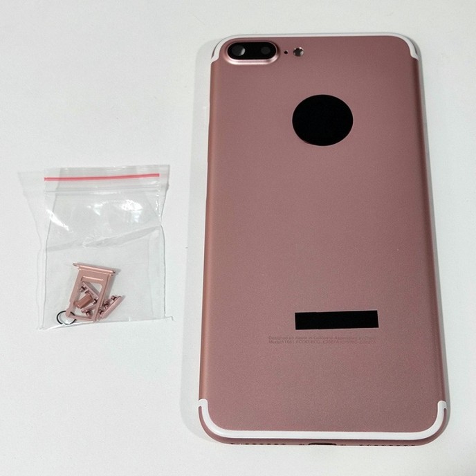  Carcasa chasis iPhone 7 PLUS ORO ROSA chasis tapa trasera iPhone 7 PLUS