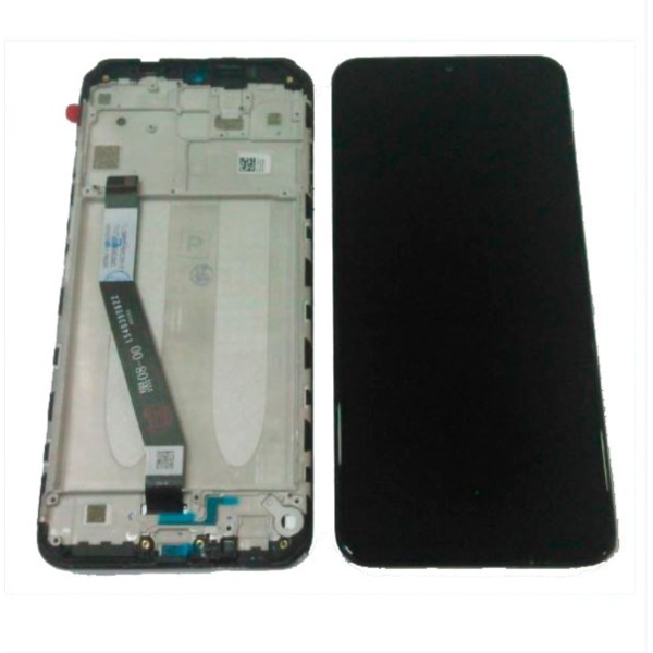 Pantalla con MARCO Xiaomi REDMI 9 calidad PREMIUM (LCD/display + digitalizador/táctil) 