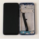 Pantalla con MARCO Xiaomi Redmi 7 AZUL calidad PREMIUM (LCD/display + digitalizador/táctil)