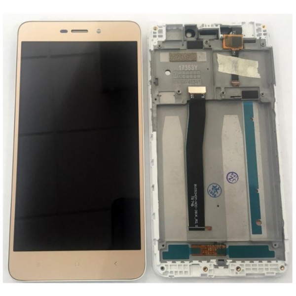 Pantalla con Marco Xiaomi Redmi 4A DORADO (LCD/display + digitalizador/táctil) 