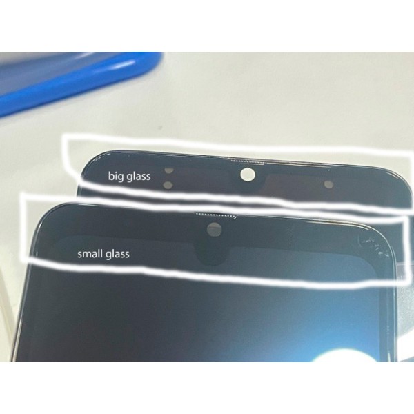 Pantalla OLED con MARCO Samsung A70 2019 SM-A705 SMALL GLASS (LCD/display + digitalizador/táctil)