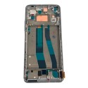 Pantalla Xiaomi con MARCO Plata Mi 11 Lite 4G M2101K9AG Mi 11 Lite 5G M2101K9G PREMIUM (LCD/display + digitalizador/táctil)