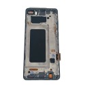 Pantalla con MARCO gris Samsung  S10 PLUS SM-G975F OLED 2  (LCD/display + digitalizador/táctil) 