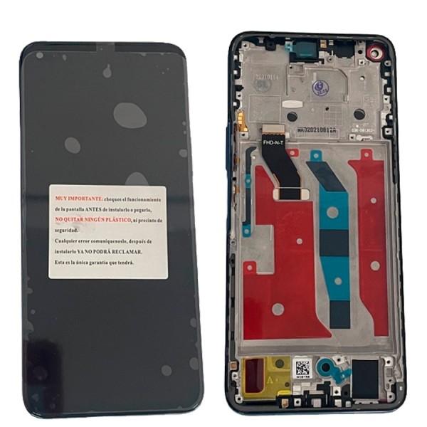 Pantalla con Marco Azul Huawei Honor 50 Lite NTN-L22  PREMIUM (LCD/display + digitalizador/táctil)