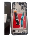 Pantalla con Marco Negro Huawei Honor 9X HLK-AL00 HLK-TL00  PREMIUM (LCD/display + digitalizador/táctil)