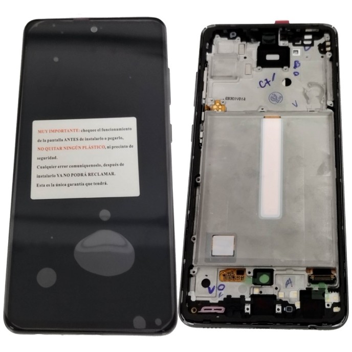 Pantalla Samsung Galaxy A52 A52 5G SM-A526 con MARCO NEGRO calidad SERVICE PACK (LCD/display + digitalizador/táctil) Pantalla Samsung Galaxy A52 A52 5G SM-A526 con MARCO NEGRO calidad SERVICE PACK (LCD/display + digitalizador/táctil)