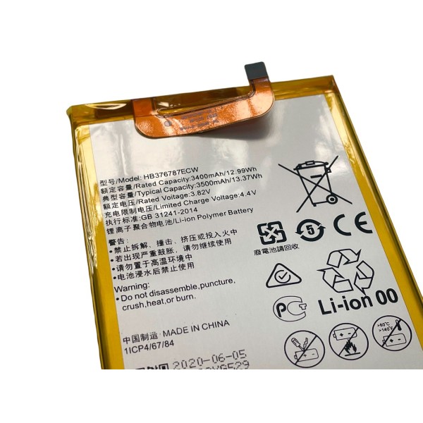 Batería Huawei Honor V8 HB376787ECW 3500mha calidad PREMIUM