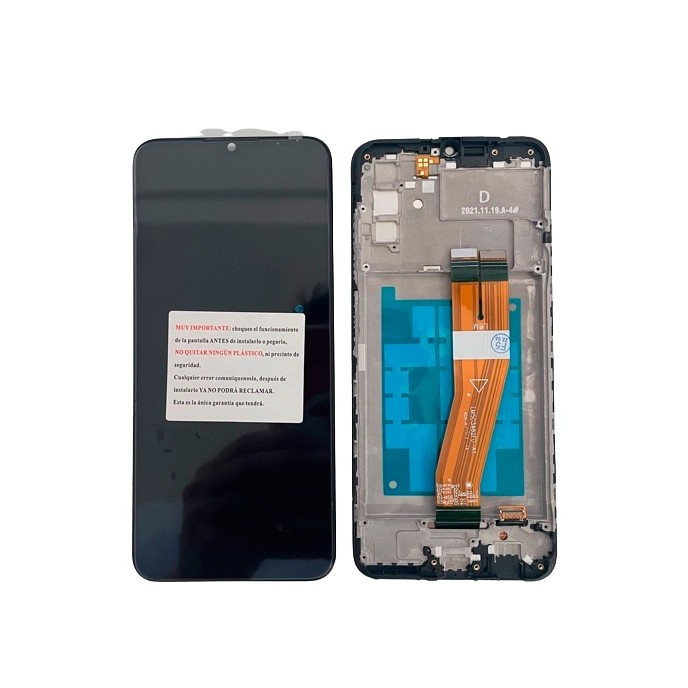 Pantalla con Marco Samsung Galaxy A03S SM-A037F calidad service pack (LCD/display + digitalizador/táctil)