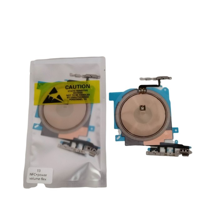 iPhone 13 Modulo Carga Inalámbrica y NFC con Flex Botones volumen encendido SOLDADOS para iPhone 13 iPhone 13 Modulo Carga Inalámbrica y NFC con Flex Botones volumen encendido SOLDADOS para iPhone 13
