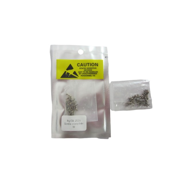 Set de Tornillos para iPhone 8  blanco / plata