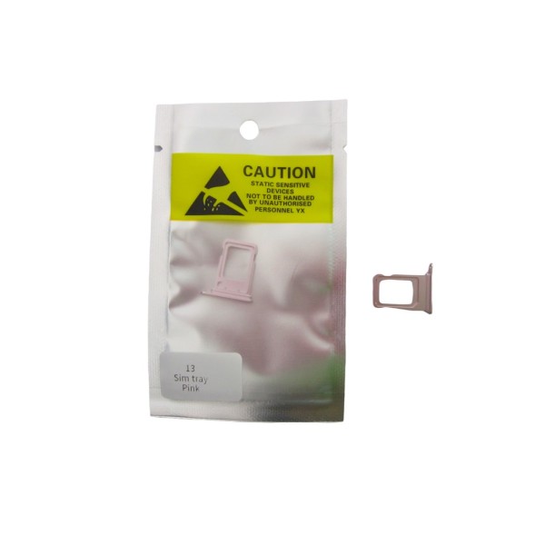 Soporte de Bandeja SIM para iPhone 13 DUAL SIM rosa PREMIUM