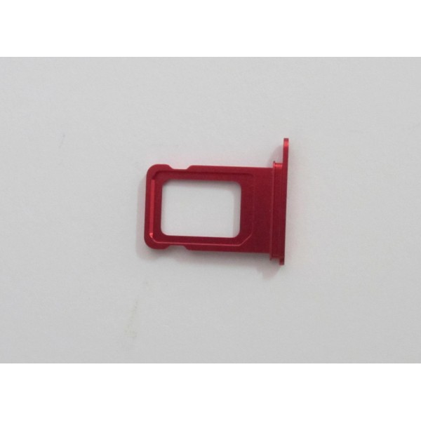 Soporte de Bandeja SIM para iPhone 13 DUAL SIM rojo PREMIUM