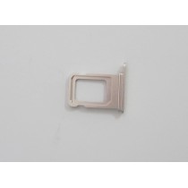 Soporte de Bandeja SIM para iPhone 13 DUAL SIM plata PREMIUM
