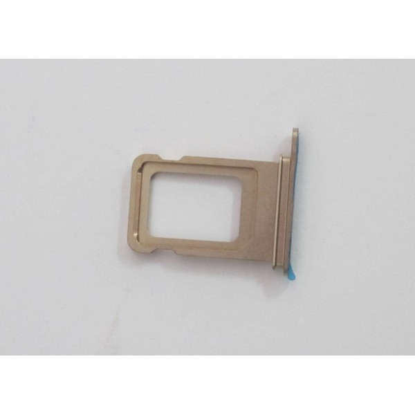Soporte de Bandeja SIM para iPhone 13 PRO DUAL SIM dorado PREMIUM