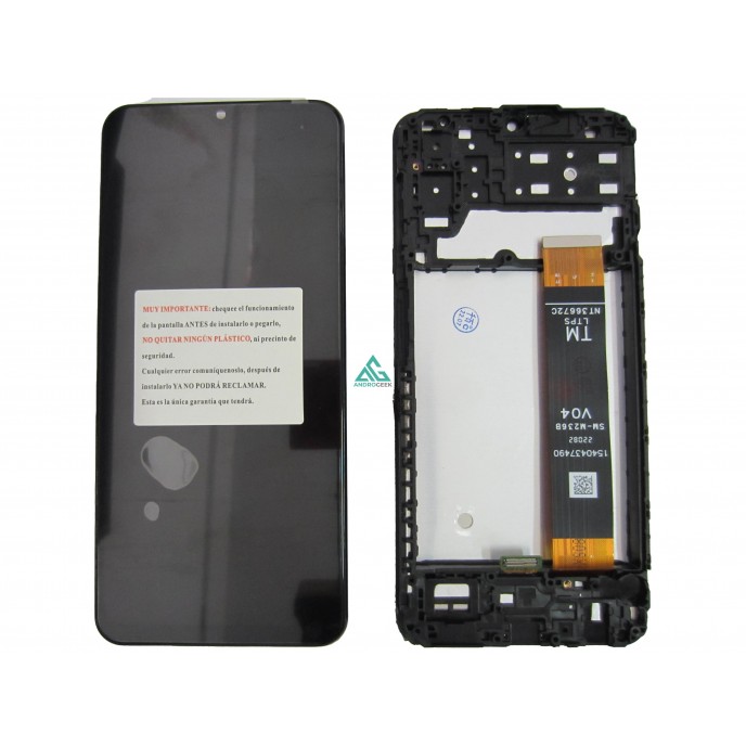 Pantalla con MARCO Samsung A13 4G SM-A135F calidad original PREMIUM (LCD/display + digitalizador/táctil) Pantalla con MARCO Samsung A13 4G SM-A135F calidad original PREMIUM (LCD/display + digitalizador/táctil)