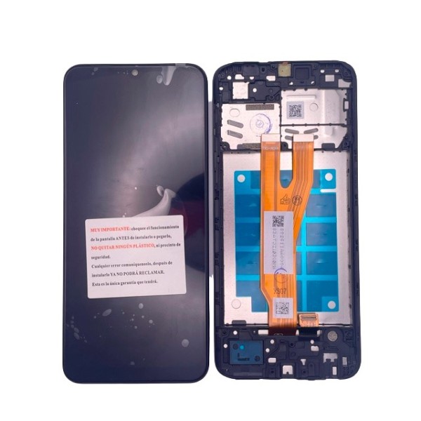 Pantalla con MARCO Samsung Galaxy A03 CORE A032 calidad Service pack (LCD/display + digitalizador/táctil) 