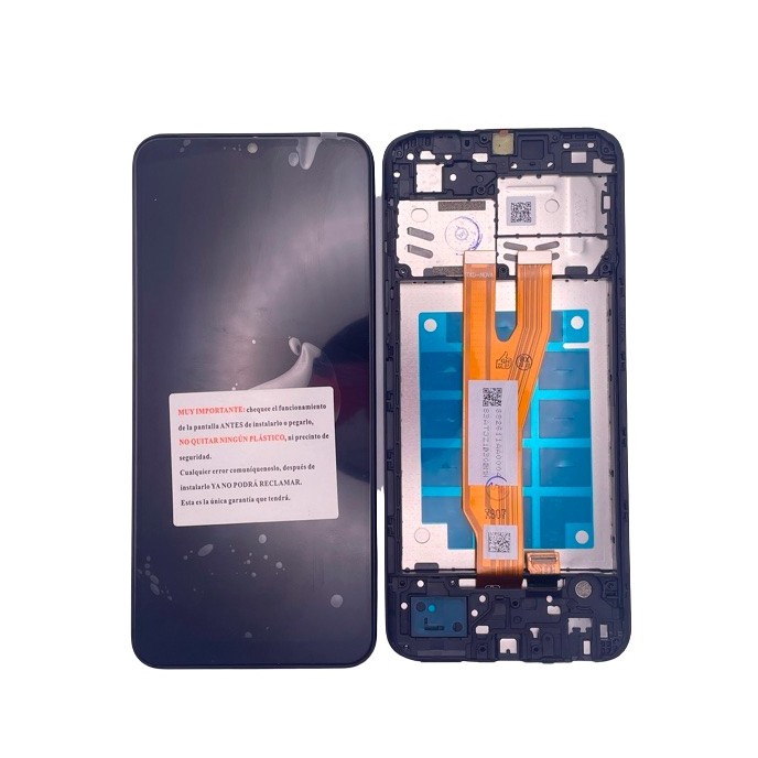 Pantalla con MARCO Samsung Galaxy A03 CORE A032 calidad Service pack (LCD/display + digitalizador/táctil) Pantalla con MARCO Samsung Galaxy A03 CORE A032 calidad Service pack (LCD/display + digitalizador/táctil)